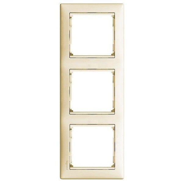 Рамка 3-местная крем Valena Legrand---