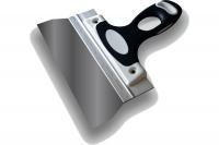 Шпатель нержавеющий  2-к ручка 350ммх0,3мм Decor(10)