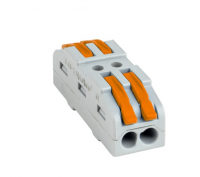 Клемма проходная 222-422 с рычагами 2 входа EKF