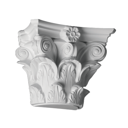 ПУ Европласт Капитель полуколонны 182х112х225 1.15.010 