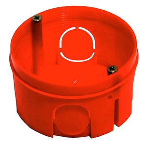 Коробка установочная для бетона  68х40мм КУ1106 красная Нegel