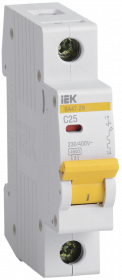 Автомат выключатель  25А 1п ВА 47-29 4,5kA IEK(12)