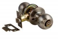 Защелка круглая фиксатор 6072-03ВК бронза  АВ S-Locked