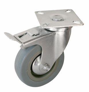 Колесо аппаратное  75мм SCGB93 поворотное с тормозом 