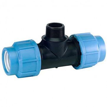 ПНД Тройник разборный 25х3/4 25 НР KET-25 STR