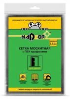 Сетка москитная дверная 150х210 с утяжелителем черная Nadzor---