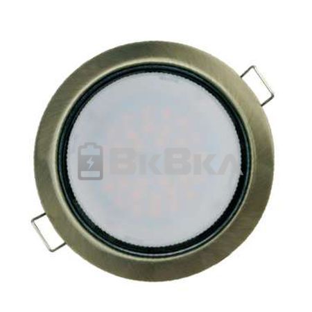Светильник точечный GX53 круг черная бронза D90 IP20 Navigator---5%