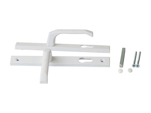 Ручка для пластиковых дверей DHS85/1 белый Astex