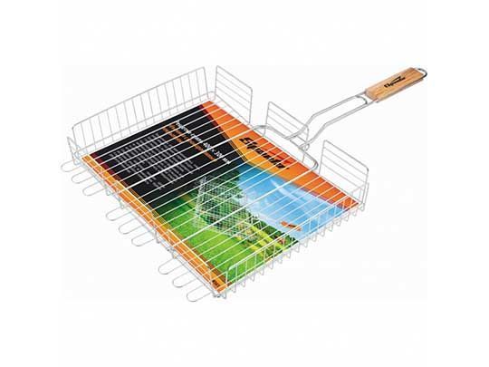 Решетка-гриль 300х400х65 хромированная Sparta