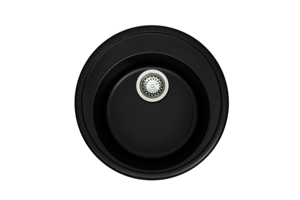 Мойка иск мрамор врезная G001 505х505 шоколад Granicom