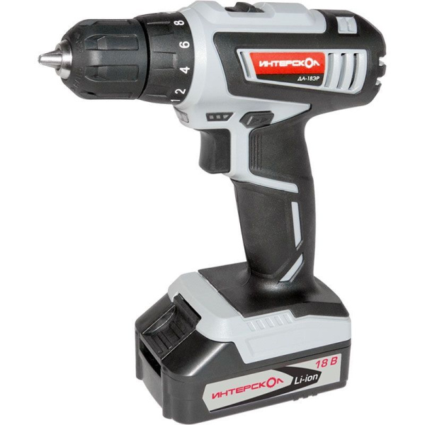 Дрель аккумуляторная 18,0V 10мм Li-ion 1,5A*ч ударная Интерскол