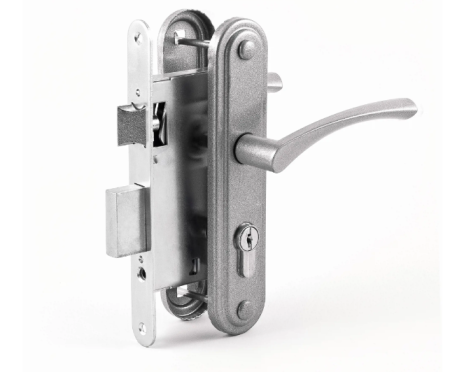 Замок врезной 13см с руч. бриллиант язычок 3В7 Омега