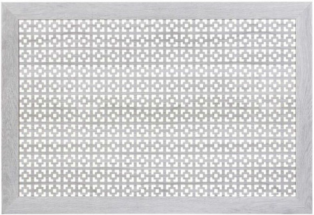 Экран для радиатора  120х60  Дамаско Дуб Серый Стильный дом