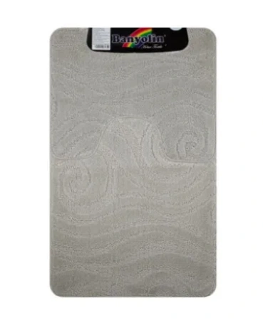 Коврик в ванную двойной  55х90 45х55 серый Санакс