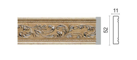 ПУ Перфект Молдинг  52х11х2400  AD 40---