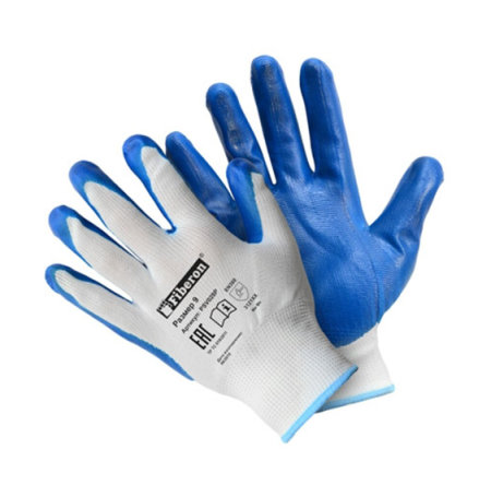 Перчатки со стекловолокном полиуретановое покрытие защита от порезов Fiberon