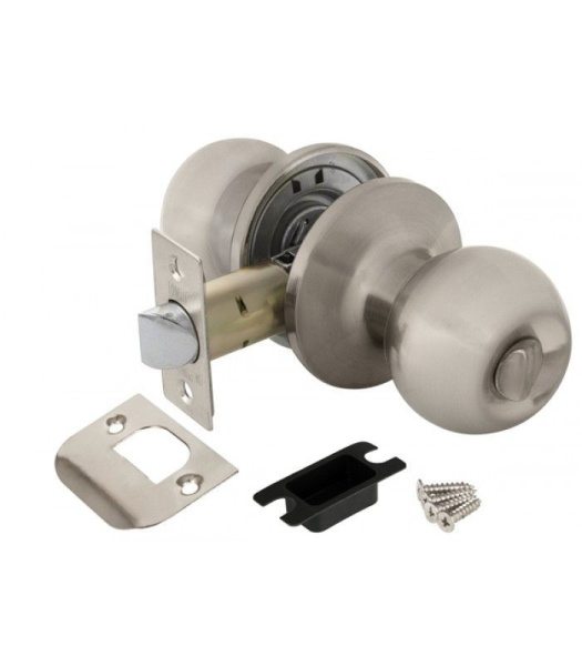 Защелка круглая фиксатор Z1-A никель SN Damx