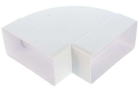 Колено вентиляционное прямоугольное 60х120 горизонтальное ERA***