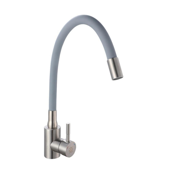 Смеситель кухня SUS124GY-016F Д35 серый РМС(91)