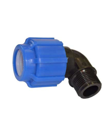 ПНД Отвод разборный 25х3/4 НР переходной 552 STR